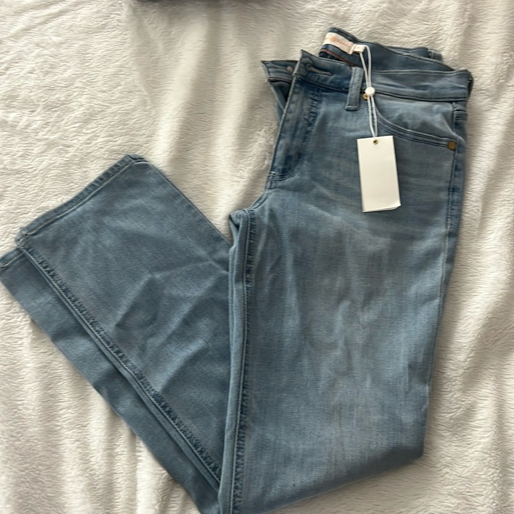 Tory Burch Low Wasted Straight Leg Jeans